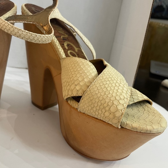 Sam Edelman python high wedges - Picture 8 of 10